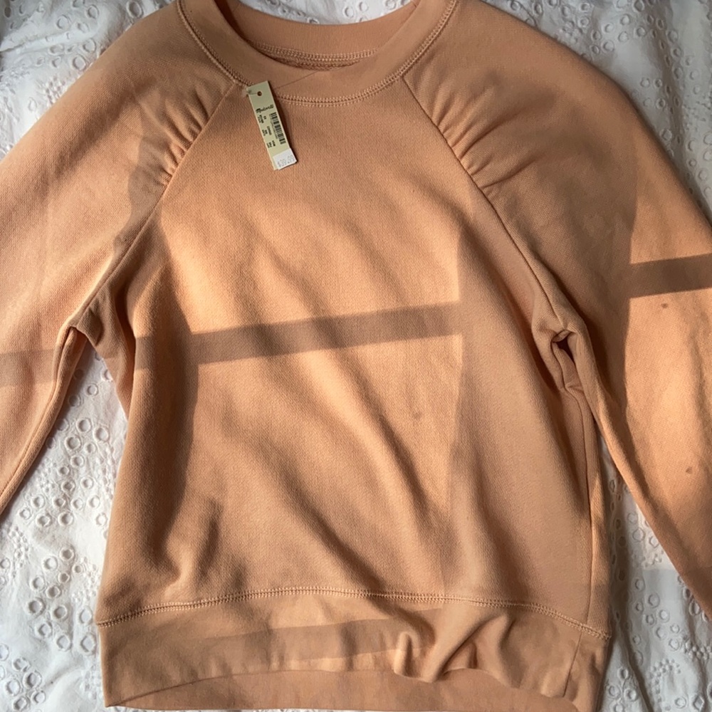 Madewell peach Sweater